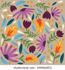 pattern tropic flower floral texture summer spring background exotic colorful leaves tropical