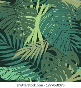 pattern tropic texture summer spring background exotic leaf green leaves tropical