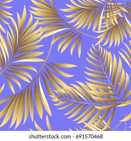 Pattern of tropical palm trees