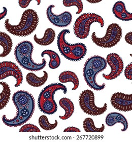 Pattern with Turkish cucumber. Oriental pattern. Elegant background.