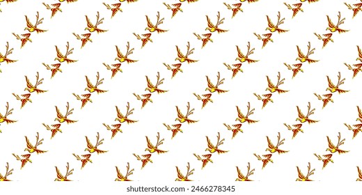 Pattern of Two Beautiful Birds