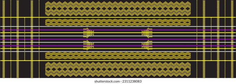 patrón uis karo o uis nipes es ropa tradicional Batak Karo