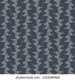 Pattern with uneven and twisted stripes, alternating in shades of blue. Textile design for shirts, scarves, dresses and more.