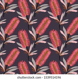 
a pattern with unusual flowers is ideal for textiles.
