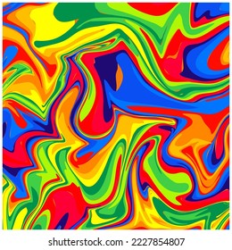 Pattern V41 Streetwear, Urban Design Green, Yellow, Navy and Maroon Color Commercial Use