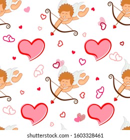 Pattern Valentines day card,ornate background.hearts,flowers, abstraction. Cute doodle decorative elements, Valentines day celebration,romantic, love, wedding. Vector illustration.