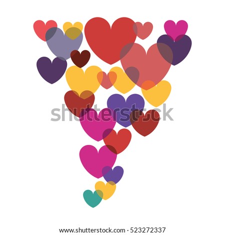 pattern valentines day with hearts