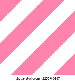 Pattern for Valentines day of repetitive slanting strips of white and pink color. White and red vertical stripes background. Seamless texture background. Vector illustration
