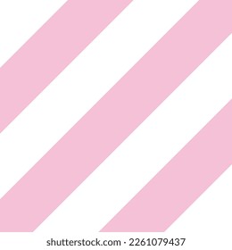 Pattern for Valentines day of repetitive slanting strips of white and pink color. White and red vertical stripes background. Seamless texture background. Vector illustration