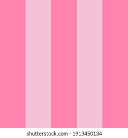 Pattern for Valentines day. Repetitive vertical strips of pink and white color. Striped pattern. Seamless texture background. Vector illustration