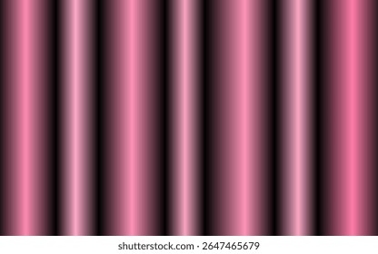 Padrão para o dia dos Namorados. Tiras verticais repetitivas de cor rosa e preta. Padrão distribuído. Fundo de textura uniforme. Ilustração vetorial