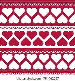 Pattern valentines day vector