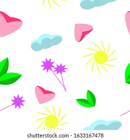pattern for Valentine's day vector graphics. packaging, background, and textile design.