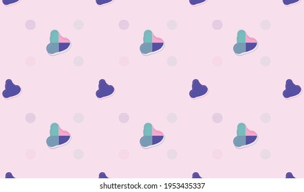 pattern vector design suitable for backgrounds, wallpapers and textiles
