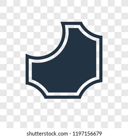 Pattern vector icon isolated on transparent background, Pattern transparency logo concept