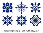 Pattern vector illustration A calm and elegant work of art with flowers blooming in bright and delicate hues. traditional design pattern For tiles, fabrics, backgrounds, carpets, wallpapers, textiles.