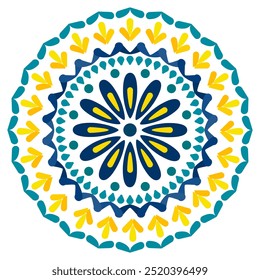 Pattern vector illustration Calm and elegant artwork with blooming flowers in bright, delicate hues. Seamless traditional design pattern for prints, fabrics, backgrounds, rugs, wallpapers, textiles.