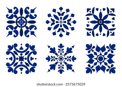 Pattern vector illustration A calm and elegant work of art with flowers blooming in bright and delicate hues. traditional design pattern For tiles, fabrics, backgrounds, carpets, wallpapers, textiles.