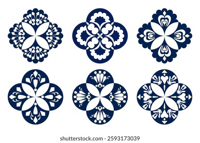 Pattern vector illustration A calm and elegant work of art with flowers blooming in bright and delicate hues. traditional design pattern For tiles, fabrics, backgrounds, carpets, wallpapers, textiles.
