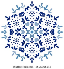 Pattern vector illustration Calm and elegant artwork with blooming flowers in bright, delicate hues. Seamless traditional design pattern for prints, fabrics, backgrounds, rugs, wallpapers, textiles.
