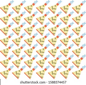 Pattern of Vector Illustration Party Hat