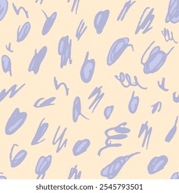 Pattern. Vector, isolated. Hand draw doodle, nice pastel colors, interesting texture.