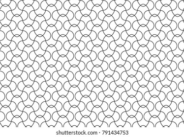 Pattern vector line graphic collection on white Background