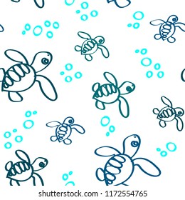 pattern vector marin turtle