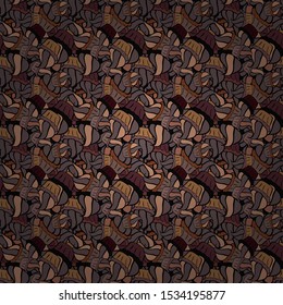 Pattern. Vector. Pink, brown and black on colors. Seamless Abstract Retro Background Design. Tender fabric pattern.