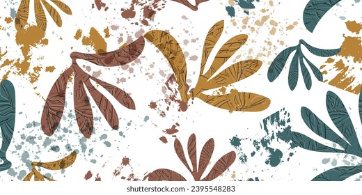 Pattern vector seamless design on  white background.