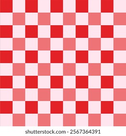 Pattern vector seamless red chessboard