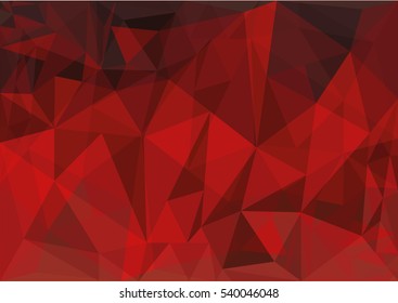 Pattern vector triangle red vector illustration