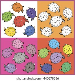 pattern vector turtle