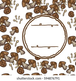 pattern vegetable Mushroom 