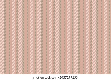 Pattern vertical stripe of lines vector seamless with a fabric texture background textile in light and pastel colors.