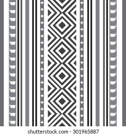 Pattern of vertical striped motif