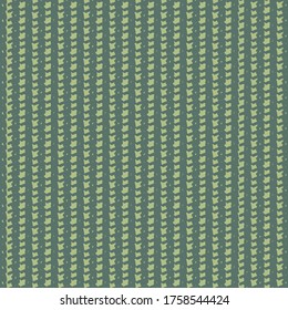 Pattern with vertical stripes alternating in shades of green and dark blue. Abstract knit texture. Wool or cotton sweater.  