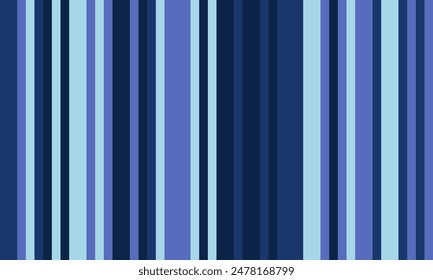 Pattern of vertical stripes, colorful thin and thick lines. Irregular stripe background, vector seamless texture. Abstract striped geometric design in bright colors.