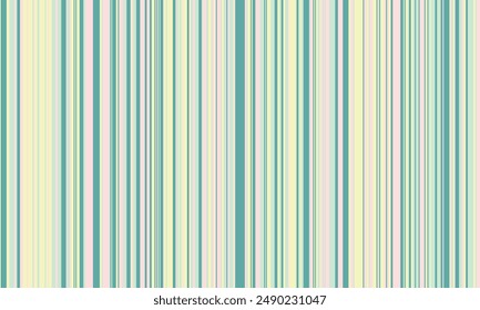 Pattern of vertical stripes, colorful thin and thick lines. Irregular stripe background, vector seamless texture. Abstract striped geometric design in bright colors.