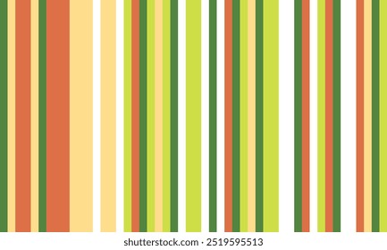 Pattern of vertical stripes, colorful thin and thick lines. Irregular stripe background, vector seamless texture. Abstract striped geometric design in bright colors.