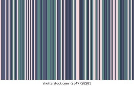 Pattern of vertical stripes, colorful thin and thick lines. Irregular stripe background, vector seamless texture. Abstract striped geometric design in bright colors.