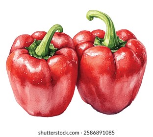 pattern of vibrant red chili peppers on a white background. Perfect for culinary-themed designs, kitchen decor, or food packaging. The bright colors and realistic details make it eye-catching and vers