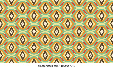 Pattern vintage seamless.  Classic retro fashion stripes texture.  Creative luxry graphic art decor. Seamless vector pattern. 
