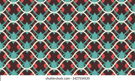Pattern vintage seamless.  Delicate beautiful ornament.  Creative luxry graphic art decor. Seamless vector pattern. 