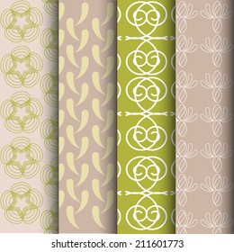 Pattern Vintage style, Vector for Background , Abstract Pattern 