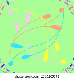 Mustervintage, geometrische Sommerformen