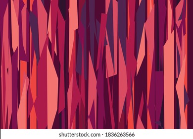 Vector vintage de patrón con trazos incuidadosos como líneas verticales. Resumen del fondo nítido. Textura rota a mano, grietas y fragmentos.