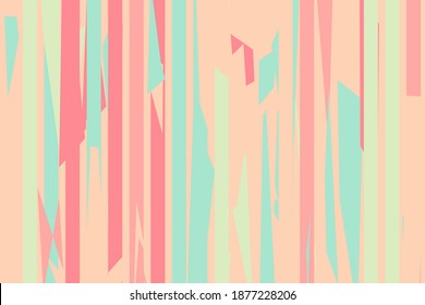 Pattern vintage vector with careless strokes as vertical lines. Abstract sharp background. Hand drawn broken texture, craps and shards.