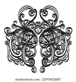 pattern vintage vignette app template ornament retro decoration vector