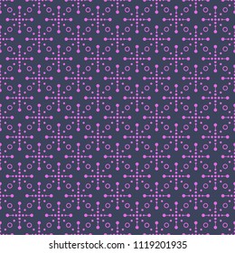Pattern violet background vector circle